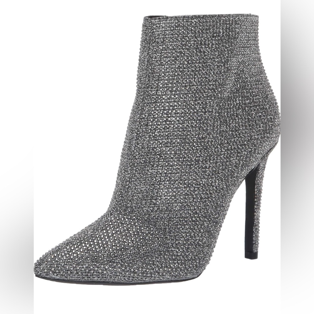 Jessica Simpson 4.5 inch crystal booties size 6